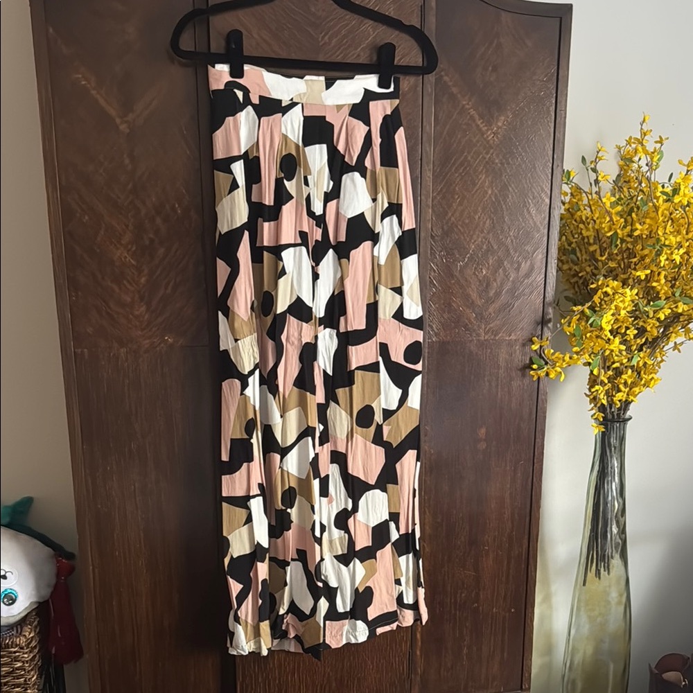 Corey Lynn Calter Abstract Patterned Loose Pants